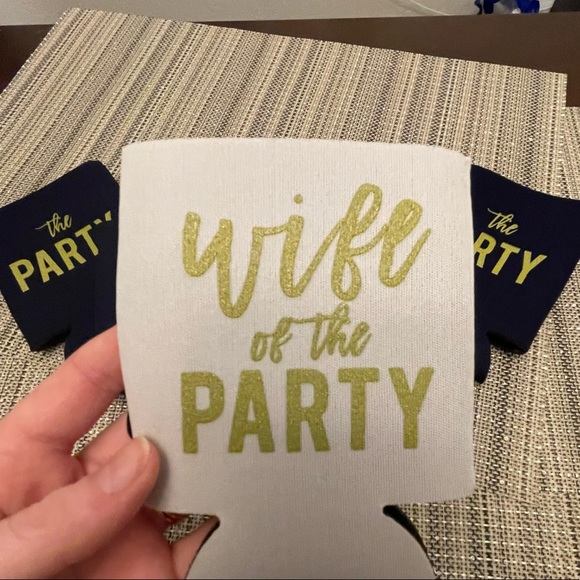 Wife if the Party and The Party Coozies - Navy - Picture 4 of 4